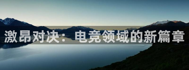 一竞技app官方网站：激昂对决：电竞领域的新篇章