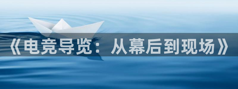 世界第一竞技游戏：《电竞导览：从幕后到现场》